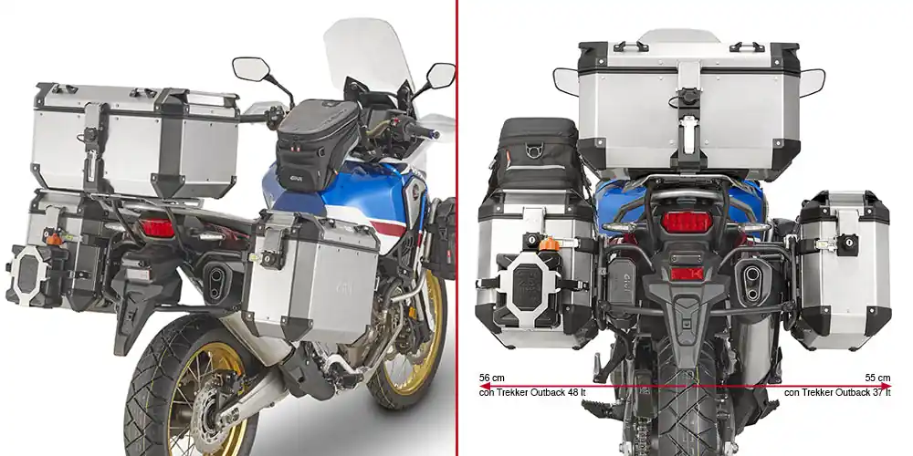 While Supplies Last Givi PL1161CAM Side Case Pannier Holder for Honda CRF1000L Africa Twin