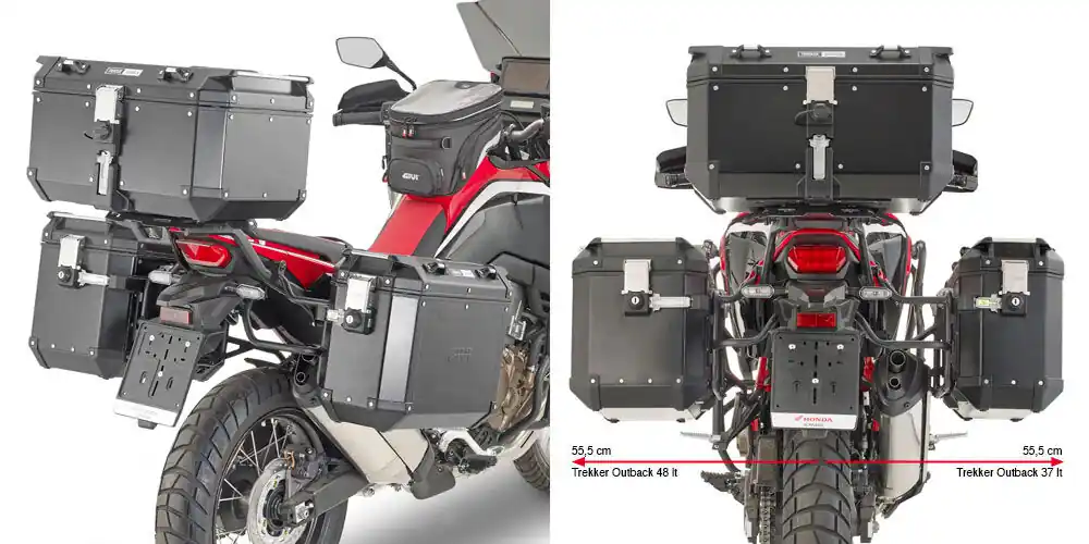 Worldwide Shipping Givi PLO1179CAM PL ONE-FIT Side Case Pannier Holder for Honda CRF1100L