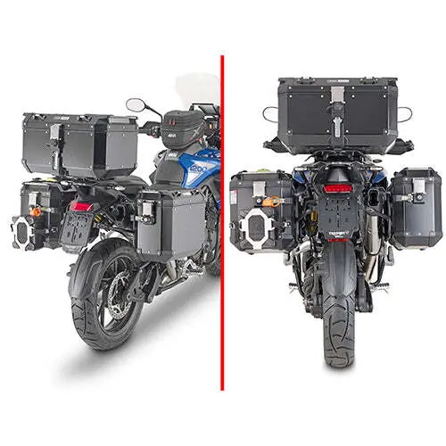 Warranty Included Givi PLO6422CAM PL ONE-FIT Side Case Pannier Holder for Triumph Tiger