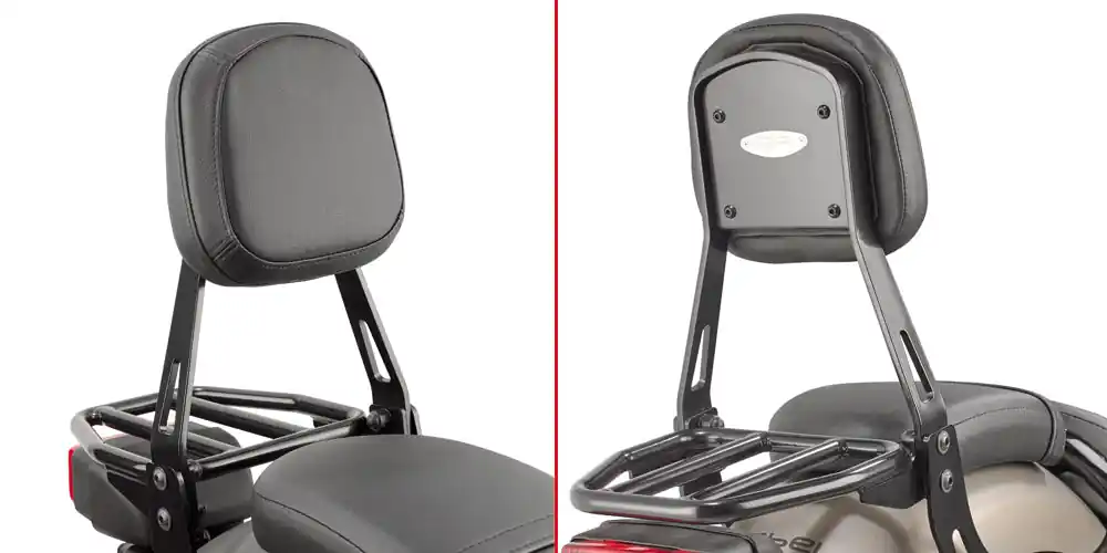 Viral Givi TS1160B Backrest w/Detachable Small Luggage Carrier for Honda CMX