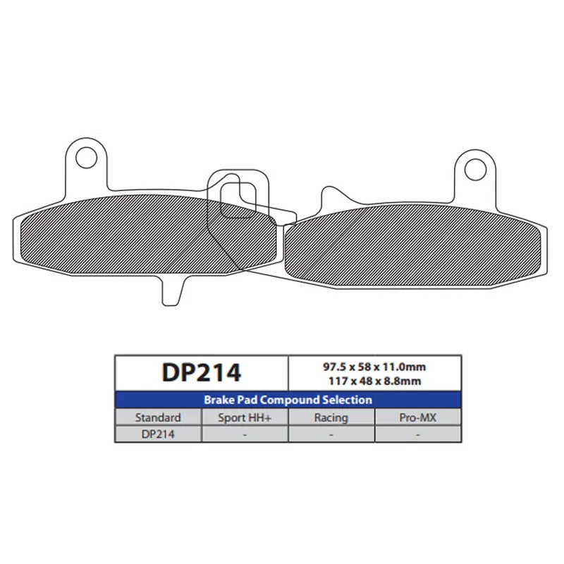 Wholesale DP Brake Pads DP214 Sintered Brake Pads