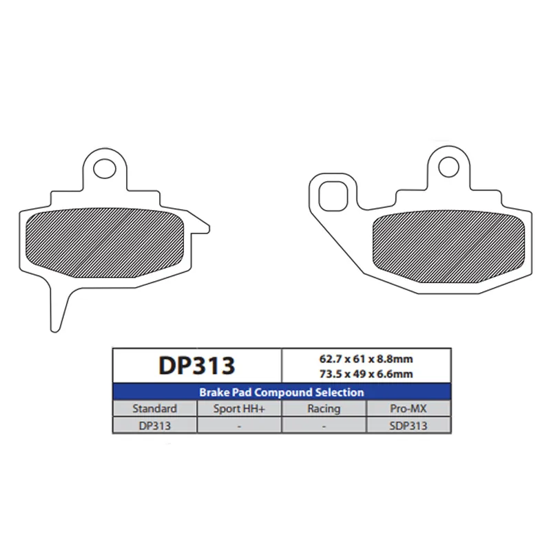 Bargain DP Brake Pads DP313 Sintered Brake Pads