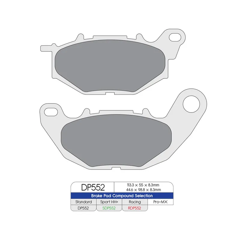 Wholesale DP Brake Pads DP552 Sintered Brake Pads