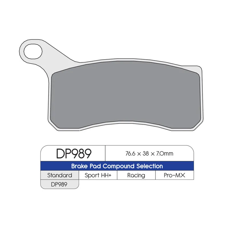 Bargain DP Brake Pads DP989 Sintered Brake Pads