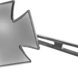 Bargain Emgo E2034863A Right Hand Maltese Cross Mirror Chrome w/Split Stem & 2