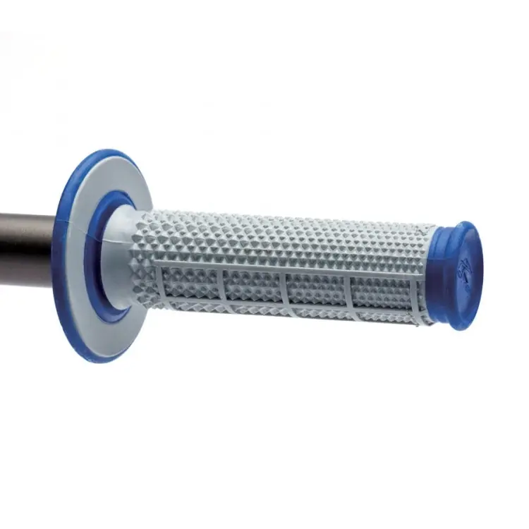 Trusted Brand Renthal G162 MX Dual Compound Tapered Half Waffle Blue Grips