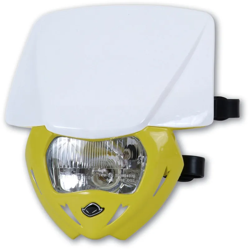 Worldwide Shipping UFO Panther Headlight Yellow Base/White Upper