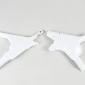 Weekend Sale UFO Frame Guard White for Honda CR125 95-97/CR250 92-96
