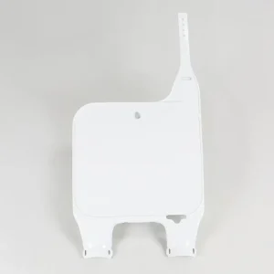 UFO Front Number Plate White for Honda CR125/CR250/CR500 95-99 Authentic
