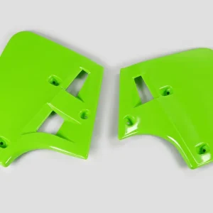 UFO Radiator Shrouds Green for Kawasaki KX250/KX500 1987 Money Back Guarantee