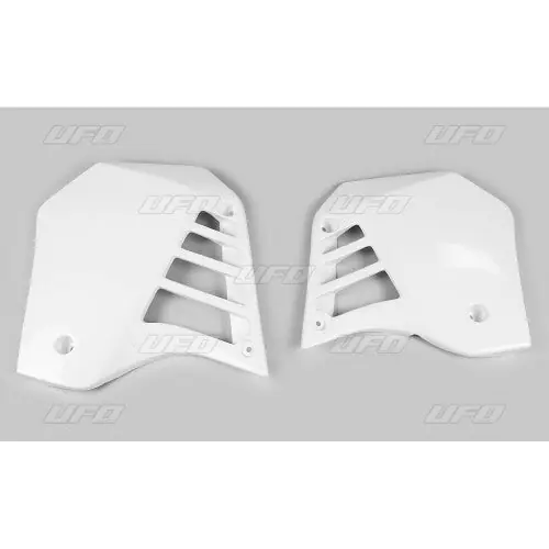 UFO Radiator Shrouds White for Yamaha YZ125 87-88 Same Day Shipping