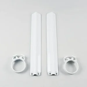 UFO Fork Slider Protectors White for Suzuki RM125/RM250 1991 Exclusive