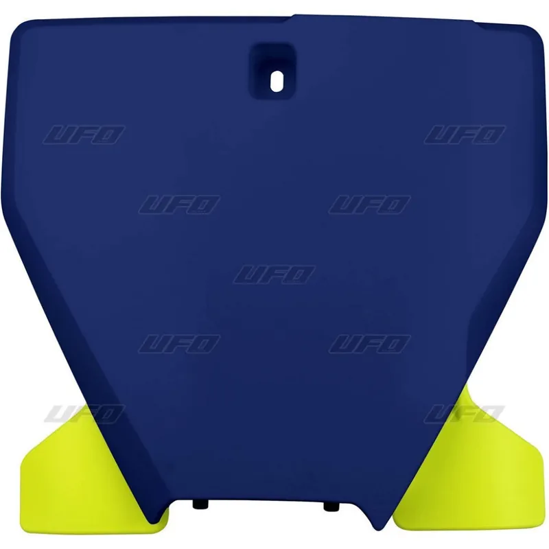 UFO Front Number Plate Yellow w/Extension for Husqvarna TC 125/250/FC Warranty Included