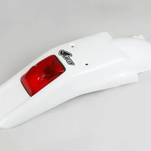 UFO Rear Fender White w/Tailight for Honda XR 250R/XR 400R 96-23 Exclusive