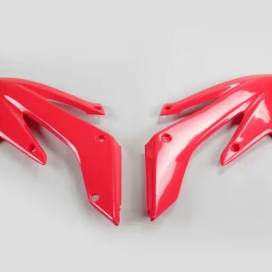 UFO Radiator Shrouds 2000-2018 Red for Honda CRF250R 04-09/CRF250X 04- Luxury