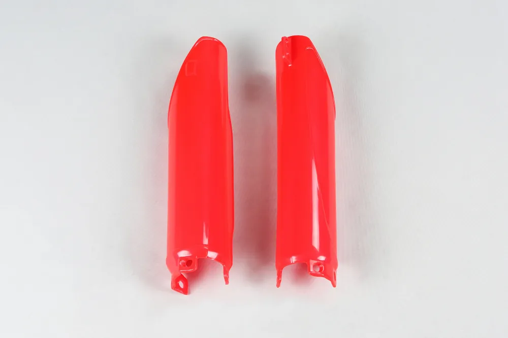 While Supplies Last UFO Fork Slider Protectors Red for Honda CR125/CR250/CR500 91-07/CRF25