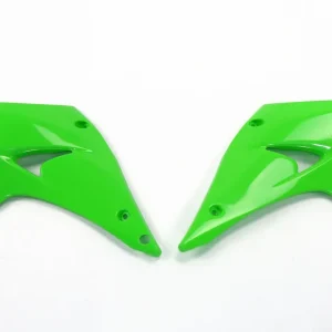 UFO Radiator Shrouds Green for Kawasaki KX125/KX250 03-08 Direct From Factory