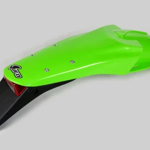 UFO Rear Fender Green w/Tailight for Kawasaki KLX400R 03-23 Clearance