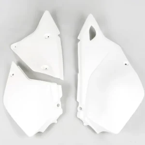 UFO Side Panels White for Kawasaki KLX400R 03-23 Free Delivery