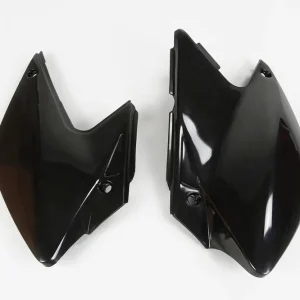 UFO Side Panels Black for Kawasaki KLX450R 07-23 Modern