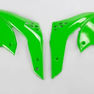 UFO Radiator Shrouds Green for Kawasaki KX250F 06-08 Hassle-Free Returns