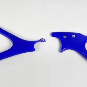Affordable UFO Frame Guards Reflex Blue for Yamaha YZ125/YZ250 02-04