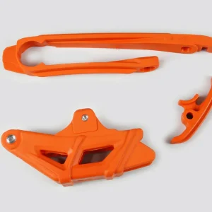 UFO Chain Guide & Swingarm Chain Slider Kit 1998-2018 Orange for KTM E Genuine