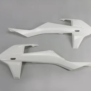 UFO Radiator Shrouds White for KTM SX/SX-F 16-18/EXC/EXC-F 17-19/SX 25 Limited Offer