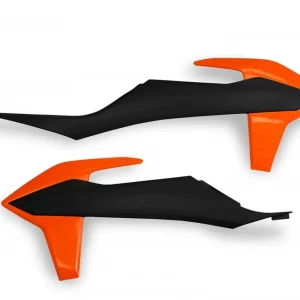 UFO Radiator Shrouds Black/Orange for KTM EXC/EXC-F 20-23 Limited Time