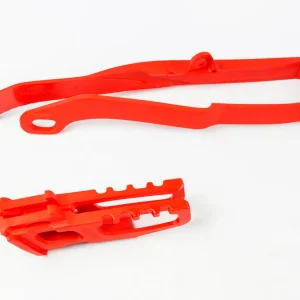 UFO Chain Guide & Swingarm Chain Slider Kit 2000-2018 Red for Honda CR Hassle-Free Returns