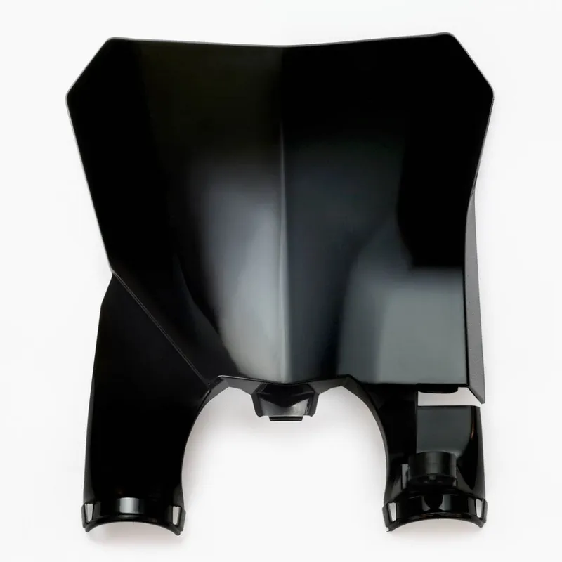 UFO Stadium Front Number Plate Black for Honda CRF250R 18-21/CRF250RX Free Delivery