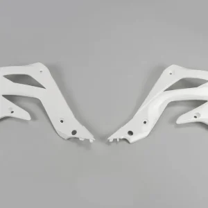 UFO Radiator Shrouds White for Kawasaki KX450F 12-15 Free Shipping