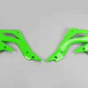 UFO Radiator Shrouds Green for Kawasaki KX450F 12-15 Budget