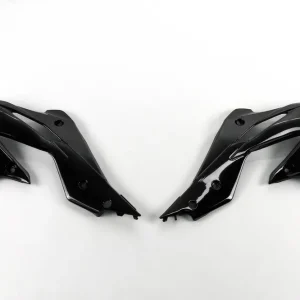 UFO Radiator Shrouds Black for Kawasaki KX250F 13-16 Final Sale