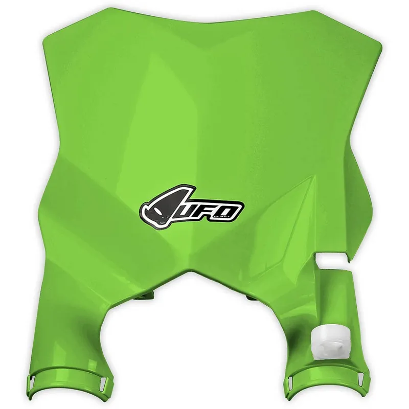 UFO Stadium Front Number Plate Green for Kawasaki KX250F 17-23/KX450F Factory Price