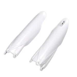Affordable UFO Fork Slider Protectors White for Yamaha YZ125/YZ250 22-23/YZ250F 1