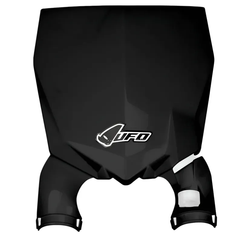 UFO Stadium Front Number Plate Black for Yamaha YZ125/YZ250 15-21/YZ25 Genuine