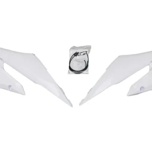 UFO Radiator Shrouds White for Yamaha YZ250F/WR450F 19-22/WR250F 20-22 While Supplies Last