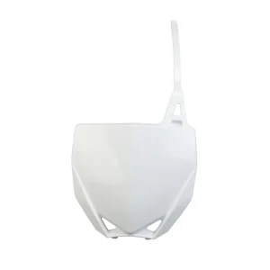 UFO Front Number Plate White for Yamaha YZ65 19-20/YZ 85 15-20 Reduced Price