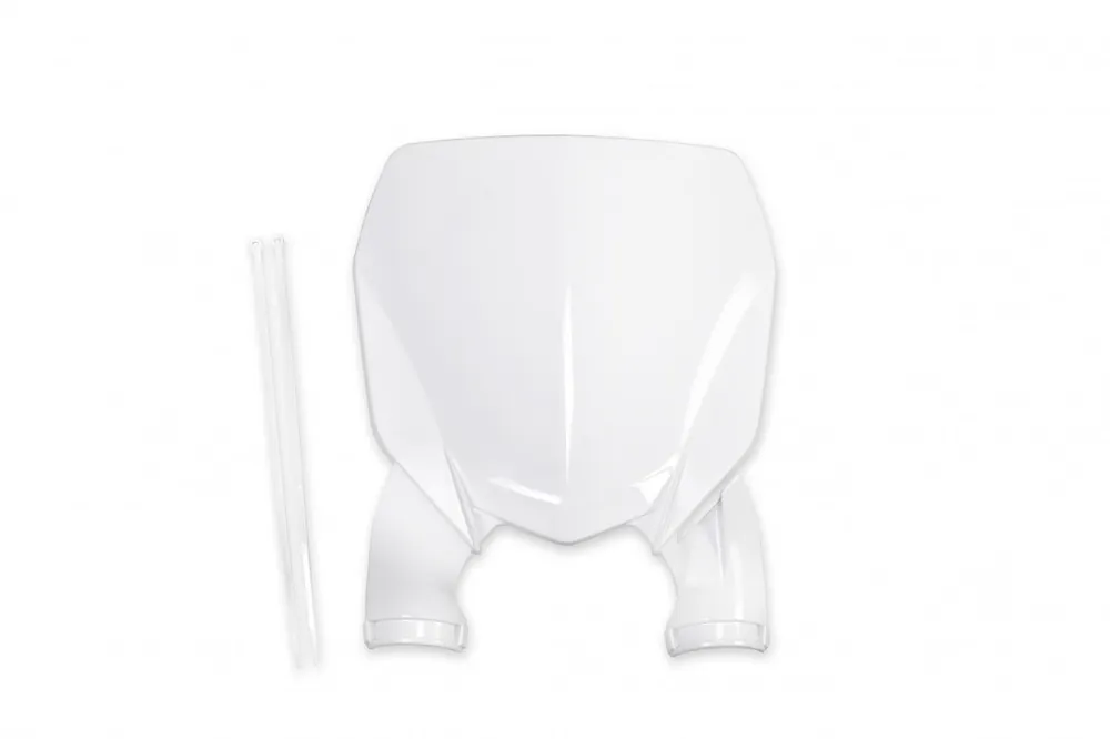 UFO Stadium Front Number Plate White for Yamaha YZ125/YZ250 22-23/YZ25 Seasonal Sale
