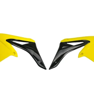 UFO Radiator Shrouds 2001-2018 Yellow for Suzuki RMZ250 10-18 Original