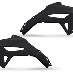 UFO Radiator Covers Black for Honda CRF450R 2021 Luxury