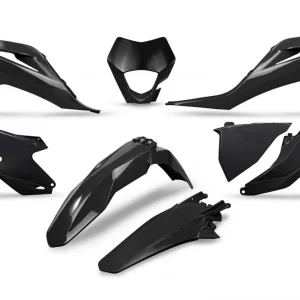UFO Plastics Kit Black w/Headlight Shroud for Gas Gas EC/EC-F 21-23 Next Day Delivery