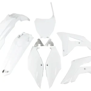 UFO Plastics Kit White for Honda CRF250R 19-21/CFR450R 17-20 Clearance