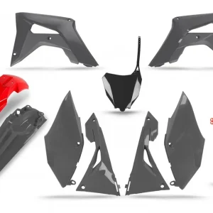 UFO Plastics Kit Red/Grey w/Fork Sliders for Honda CRF250R 18-21/CFR45 Low Price