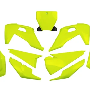 UFO Plastics Kit Fluro Yellow for Husqvarna TC125/250/FC250/350/450 19 Reduced Price