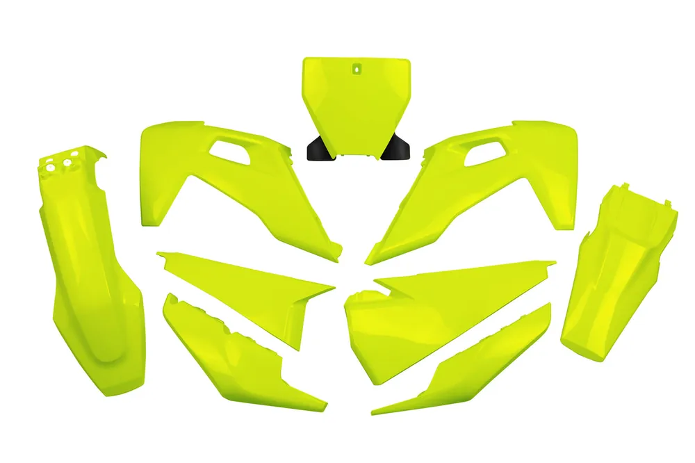 UFO Plastics Kit Fluro Yellow for Husqvarna TC125/250/FC250/350/450 19 Reduced Price