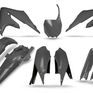 UFO Plastics Kit Grey/Black for Yamaha YZ250F 19-23/YZ450F 18-22 Limited Time