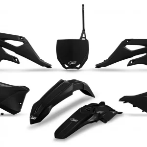 UFO Plastics Kit Black for Yamaha YZ85 22-23 Premium