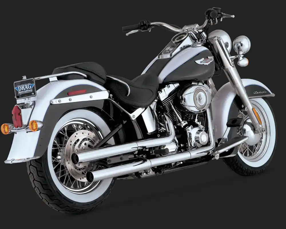 Vance & Hines V16833 Straightshots HS Slip-On Mufflers Chrome for Soft Buy Online